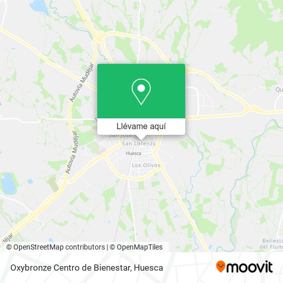 Mapa Oxybronze Centro de Bienestar