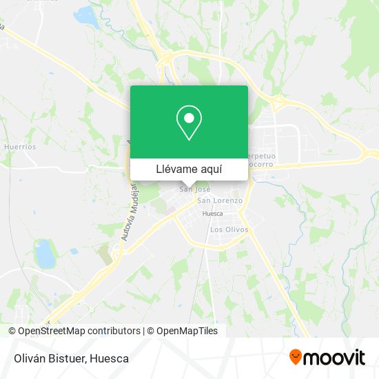 Mapa Oliván Bistuer