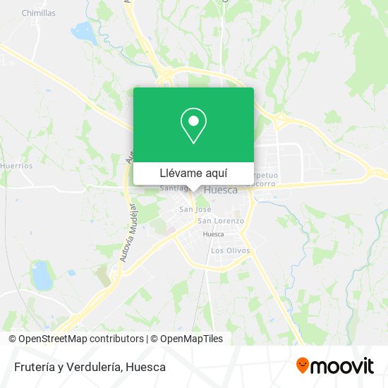 Mapa Frutería y Verdulería