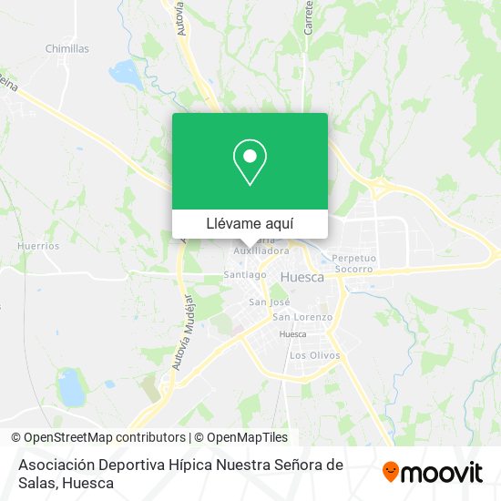 Mapa Asociación Deportiva Hípica Nuestra Señora de Salas