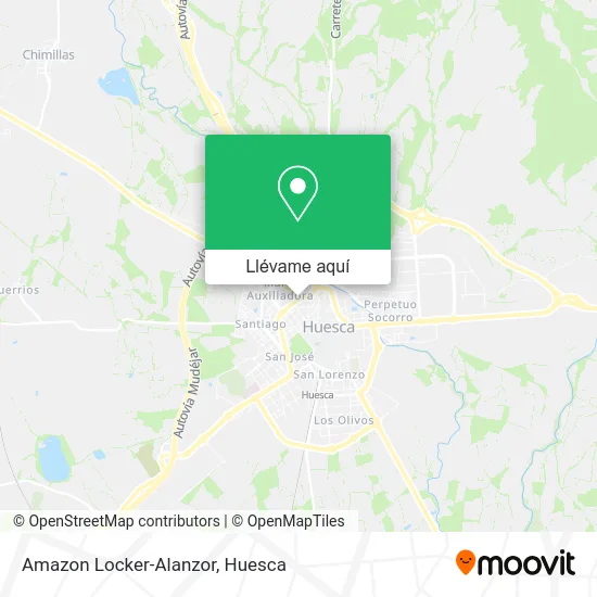 Mapa Amazon Locker-Alanzor