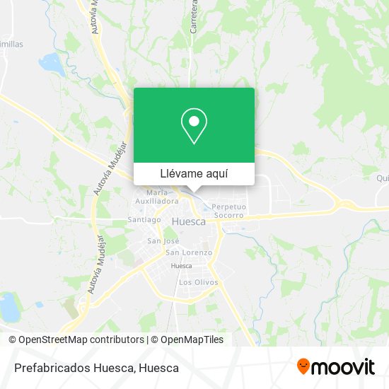 Mapa Prefabricados Huesca