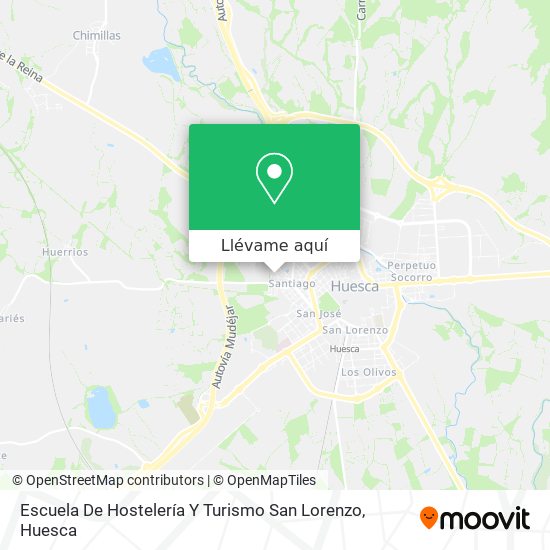 Mapa Escuela De Hostelería Y Turismo San Lorenzo