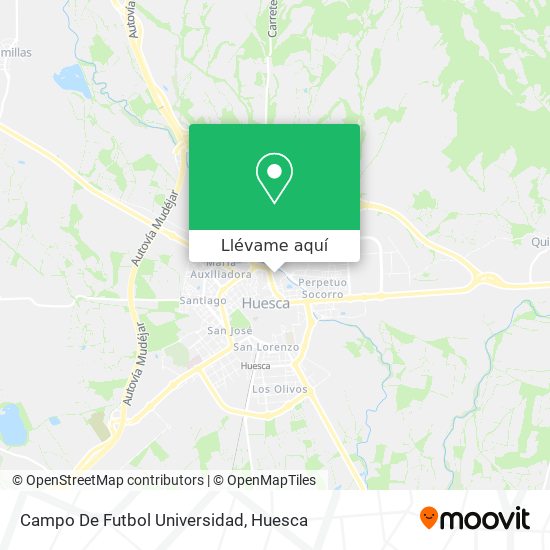 Mapa Campo De Futbol Universidad