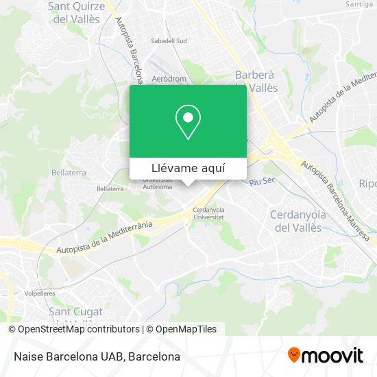 Mapa Naise Barcelona UAB