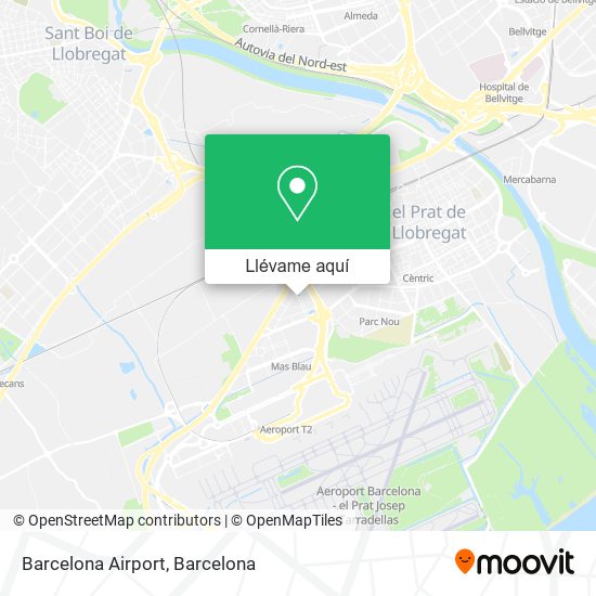 Mapa Barcelona Airport