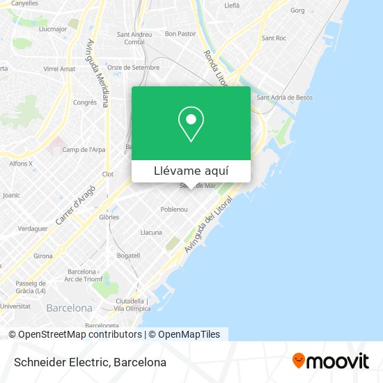 Mapa Schneider Electric
