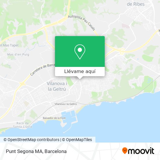 Mapa Punt Segona MA