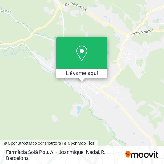 Mapa Farmàcia Solà Pou, A. - Joanmiquel Nadal, R.