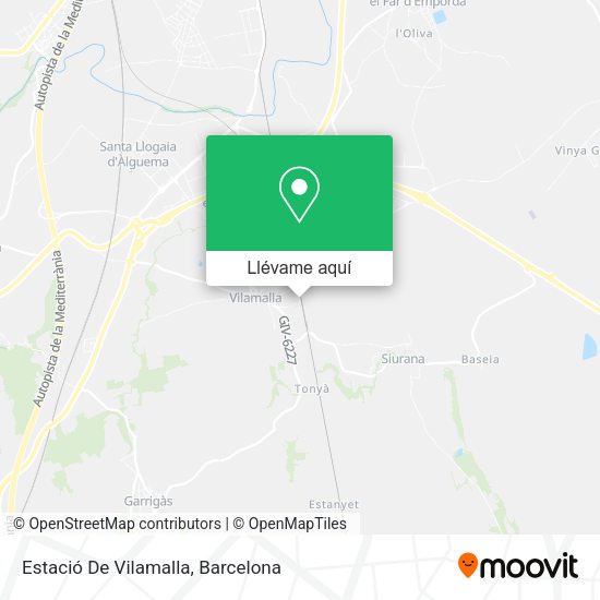 Mapa Estació De Vilamalla