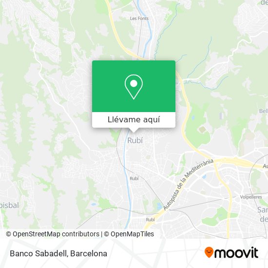 Mapa Banco Sabadell