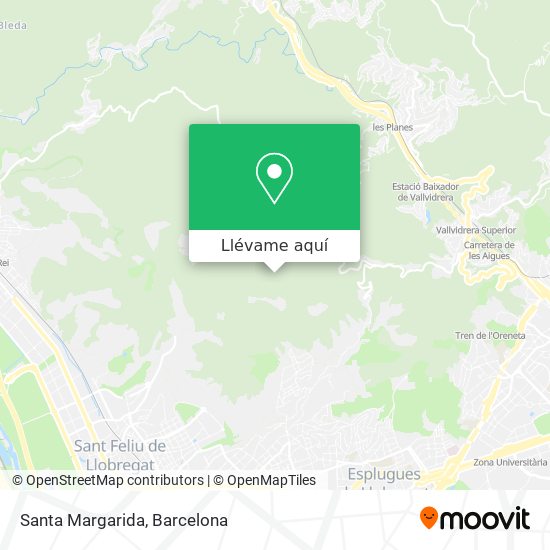 Mapa Santa Margarida
