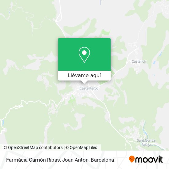 Mapa Farmàcia Carrión Ribas, Joan Anton