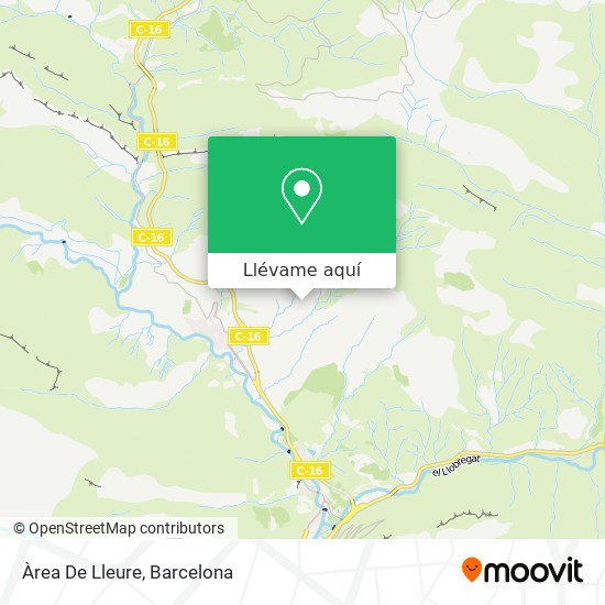 Mapa Àrea De Lleure