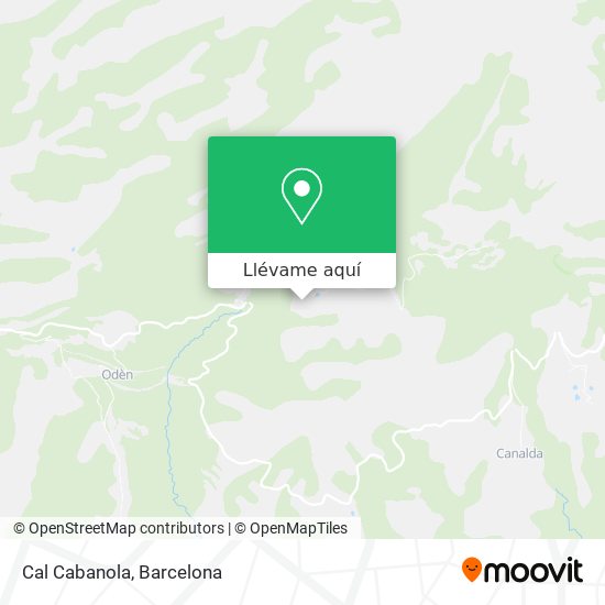 Mapa Cal Cabanola