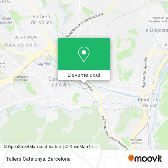 Mapa Tallers Catalunya