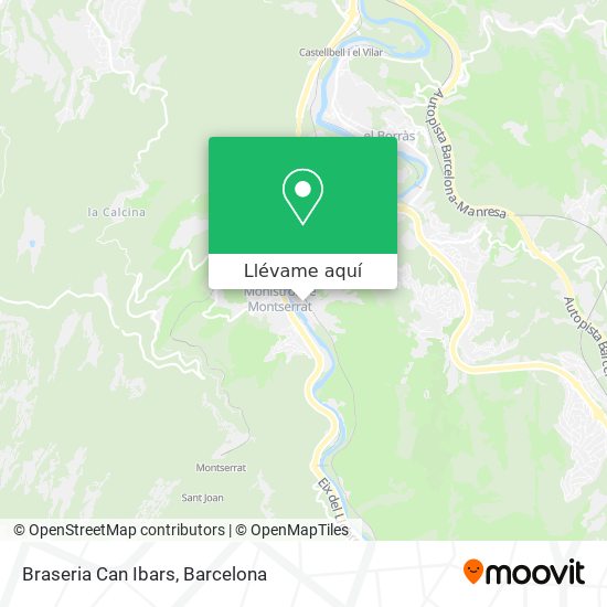 Mapa Braseria Can Ibars