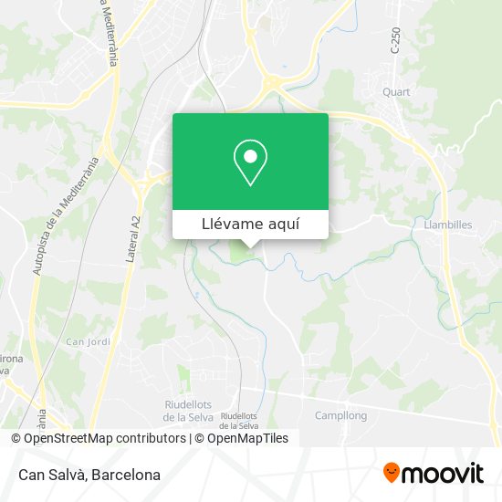 Mapa Can Salvà
