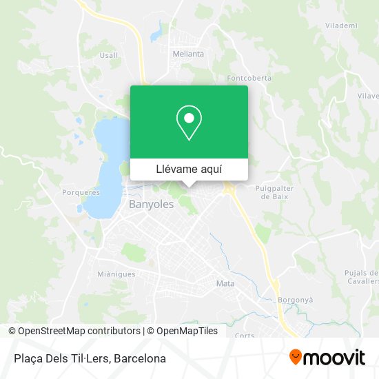 Mapa Plaça Dels Til·Lers