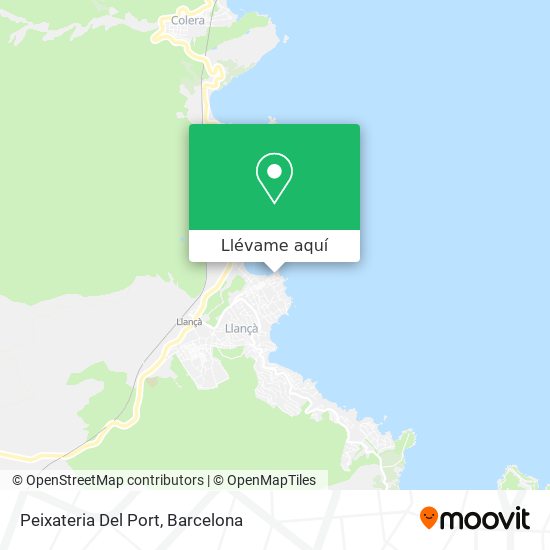 Mapa Peixateria Del Port