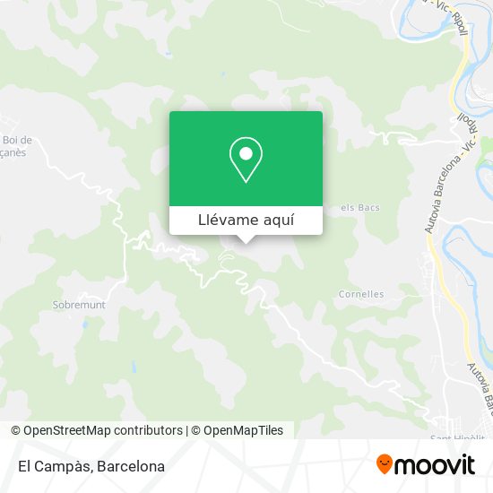 Mapa El Campàs