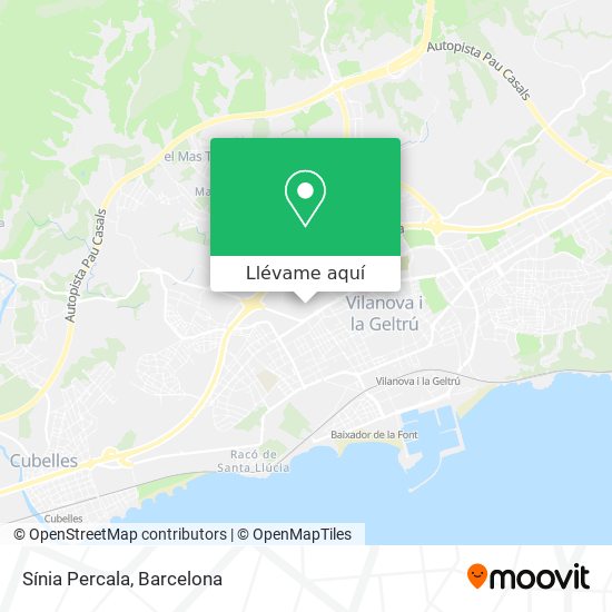 Mapa Sínia Percala