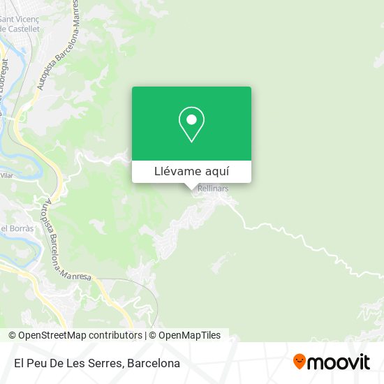 Mapa El Peu De Les Serres
