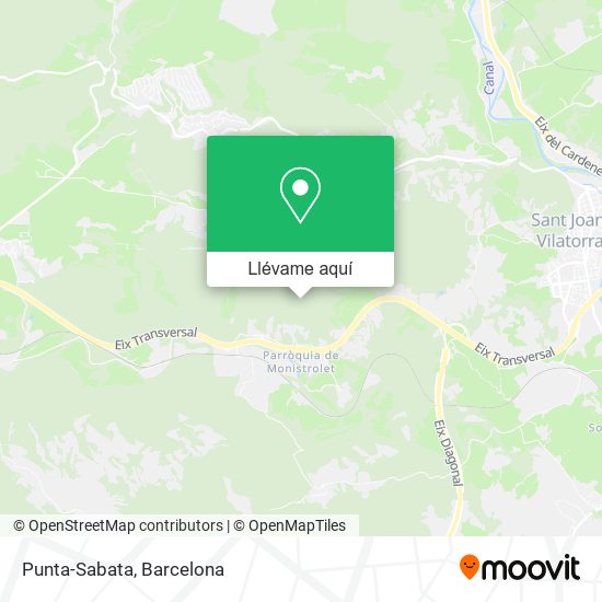 Mapa Punta-Sabata