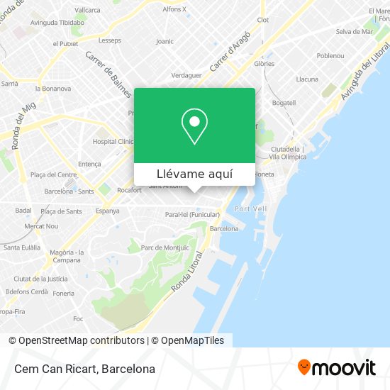 Mapa Cem Can Ricart