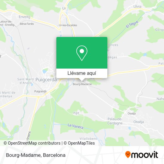 Mapa Bourg-Madame