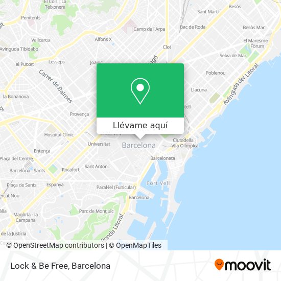 Mapa Lock & Be Free