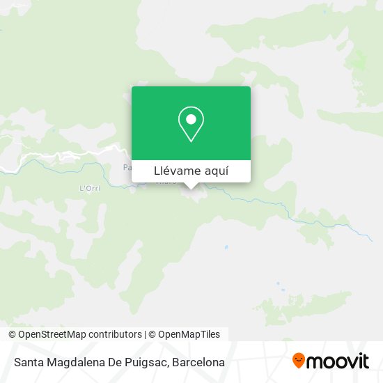 Mapa Santa Magdalena De Puigsac