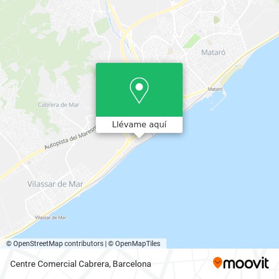 Mapa Centre Comercial Cabrera