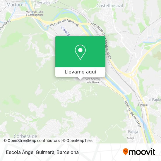 Mapa Escola Àngel Guimerà