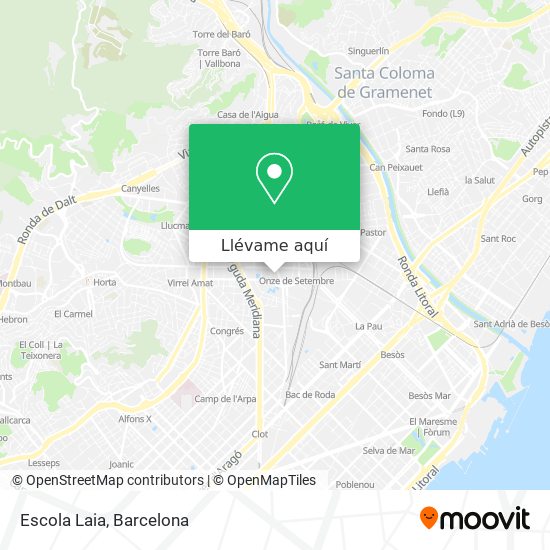 Mapa Escola Laia