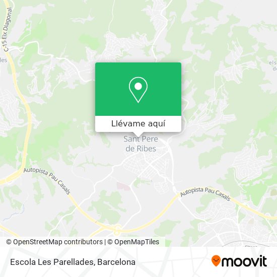 Mapa Escola Les Parellades