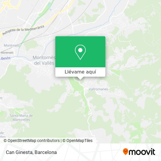 Mapa Can Ginesta