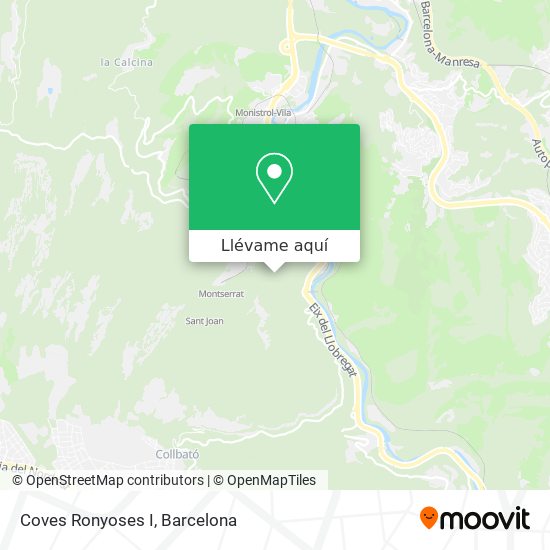 Mapa Coves Ronyoses I