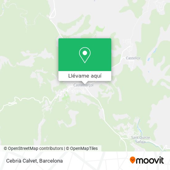 Mapa Cebrià Calvet