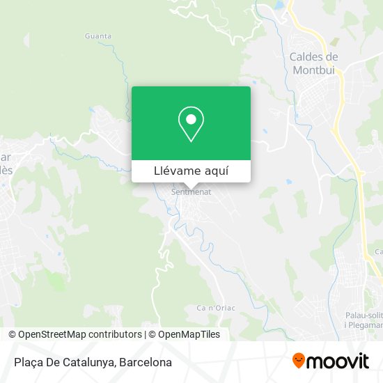 Mapa Plaça De Catalunya