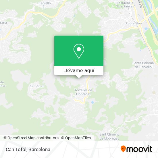 Mapa Can Tòfol