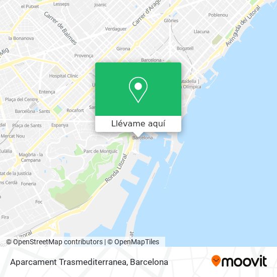 Mapa Aparcament Trasmediterranea