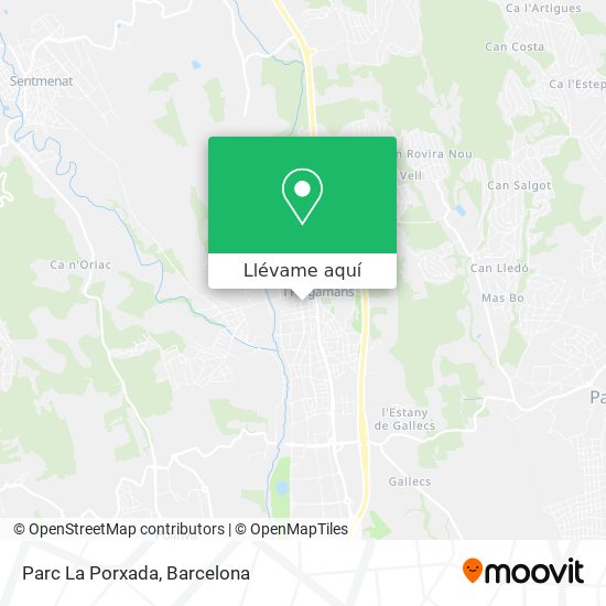 Mapa Parc La Porxada