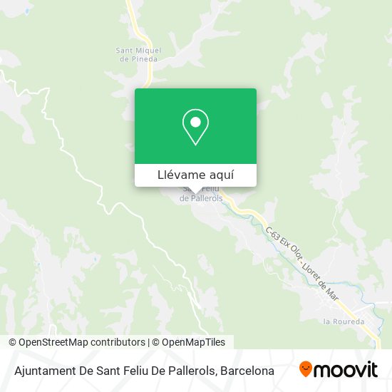 Mapa Ajuntament De Sant Feliu De Pallerols