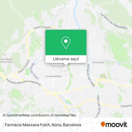 Mapa Farmàcia Massana Folch, Núria