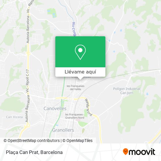 Mapa Plaça Can Prat