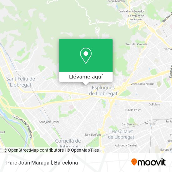 Mapa Parc Joan Maragall