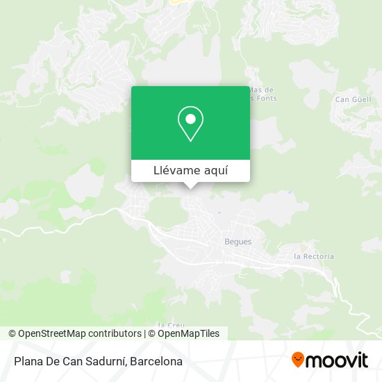 Mapa Plana De Can Sadurní