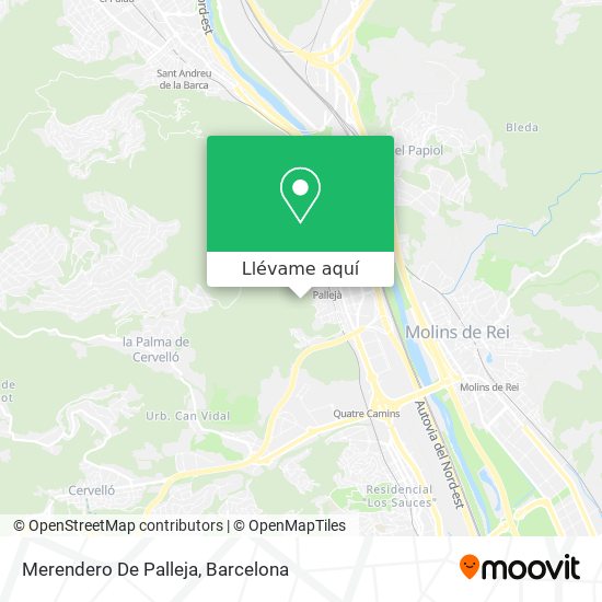 Mapa Merendero De Palleja