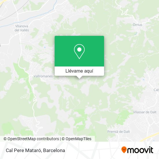 Mapa Cal Pere Mataró